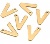 30pcs Stainless Steel Gold Color A-Z 26 Letter Pendant Alphabet Charms Pendant for DIY Jewelry Making Earrings Bracelet Necklace