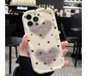Love Heart Phone Case for  Huawei Honor 90 Lite 5G P30 Mate 30 40 Pro P40 Nova 9 SE 10 SE 11 5T 7 Pro 3D Wavy Curved Edge Cover