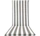 Your Craftsman Design-Lino para Silla de Playa de Jardín de algodòn forrado 120x50x3,5 cm - Colchoneta para tumbona fabricada en Italia