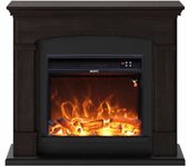 Mpc Camino Siena Chimenea De Pie Con 1500W Efecto Llama Real Led Wenge Chimenea De Diseno Completo Con Mandato A Distancia Hecho De Madera Mdf Fácil De Coloca
