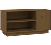 vidaXL Mueble de TV madera maciza de pino 80x35x40,5 cm, Mueble de Salon, Mueble TV, Mueble TV salon, Mesa de TV, Mueble tele