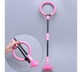 Bounce Ball Elastic Flash Ball Self luminous Adult Children Rotation Jump Ring Fitness Set Foot Single Leg Swing Ball New Gift