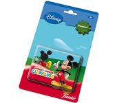 Fournier Baraja de 33 cartas para jugar al dominó Disney Mickey Mouse y sus amigos En caja metálica Lata Instrucciones multi idioma A partir de 3 años