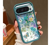 Flowers Pattern Shockproof Soft Case For Google Pixel 8A 8 Pro 9 Pro XL TPU Silicone Phone Protector Cover For Pixel 9 8 Pro