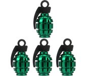 AUTCOAT 4Pcs/Set Tire Valve Caps, Universal Car Truck Motocycle Wheel Tyre Valve Caps Bicycle Tire Air Valve Cover