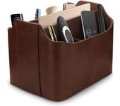 Funda de Piel para Mando a Distancia y ranura para tablet.