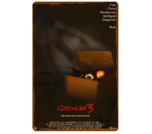 Gremlins Squirrel Movie Poster Wall Tin Sign Home Decor Vintage Art Tinplate Painting Plaque Metal Plate Signs Garage Poster