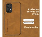 Luxury Sheepskin Leather Case for Samsung Galaxy A55 A35 A25 A15 A54 A34 A24 A14 A73 A53 A33 A23 A72 A52 32 M55 4G 5G Back Cover