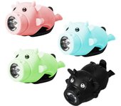 Luz de Bicicleta recargable USB with Bell de cuerno de Vaca para niños-Luz delantera de bicicleta y accesorio