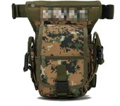Bolsa de pierna para deportes al aire libre, para aficionados militares, deportes de campo, funcional, impermeable, táctica, bolsa de pierna, bolsa de camuflaje SW