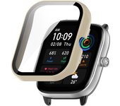 PC Case+Glass for Huami Amazfit GTS 4 GTS 4 Mini Smart Watch Bumper Protective Cover for Huami Amazfit Bip 5 3 Pro Accessories