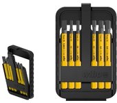 Wiha Juego de bits Power slimBit electric ranurados, hexagonales, de 7 uds., incl. caja de slimBits (44107)
