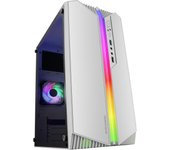 Mars Gaming MC-S1, Caja PC Gaming Compacta Micro-ATX, ARGB Frontal 12 Modos, Ventana Lateral, Soporte Refrigeración Líquida, Ventilador FRGB, Caja ARGB Negro, Blanco o Rosa