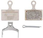 SHIMANO K05TI | Pastillas De Freno Resina - Pastillas de freno orgánicas con placa de soporte de titanio, muy resistentes y de alto rendimiento en el frenado. Compatibilidad: BR-M9100, BR-M9110,