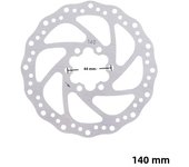 ZTTO 120mm/140mm/160mm/180mm/203mm 6 Inches Stainless Steel Bicycle Rotor Disc For Mountain Road Cruiser Bike Brake parts