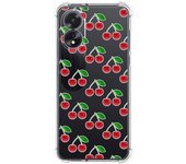 Tumundosmartphone Funda Silicona Antigolpes para Oppo A18 diseño Cerezas Dibujos