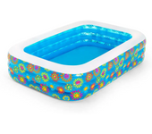 LILI HOME Piscina Inflable Rectangular 305x183x56 cm Y más medidas para elegir. Ofrece espacio más que suficiente para que toda la familia se refresque y se divierta durante los días calurosos. Las paredes laterales extragruesas ofrecen mayor resistencia