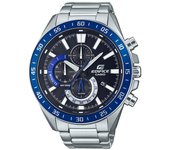 Reloj de pulsera CASIO Edifice - EFV-620D-1A2VUEF correa color: Gris plata Dial Negro Hombre