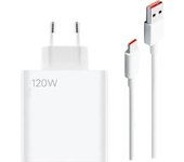 Cargador de 120W HyperCharge MDY-13-EE Compatible con Xiaomi Redmi Note 11 Pro +, Xiaomi T 12/12T Pro