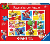 RAVENSBURGER PUZLE GIGANTE DE SUELO SUPER MARIO 125 PIEZAS, 05640, TIENDA CON LICENCIA OFICIAL