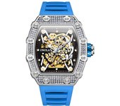 New 2022 Diamond Watch Men Brand ONOLA Luxury Automatic Mechanic Fashion Watches Man Waterpoor Montres Pour Hommes Clock