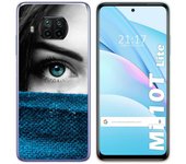 Tumundosmartphone Funda Gel Tpu para Xiaomi Mi 10T Lite diseño Ojo Dibujos
