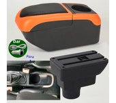 For Opel Corsa D Armrest box For Opel Corsa Car armrest Auto Storage Box Arm Bracing heighten Interior Details Car accessories