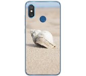 Tumundosmartphone Funda Gel Tpu para Xiaomi Mi 8 Diseño Concha Dibujos