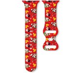 Christmas Band For Apple Watch 10 9 8 6 3 SE Printed Band silicone sport Bracelet Replaceable for iWatch 46mm 44mm 42mm 49mm