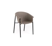 Nari - Silla de Tela Dark Gris 2 piezas