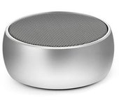 Altavoz Bluetooth mini subwoofer portátil para exteriores tarjeta de cañón de acero pequeño altavoz pequeño de metal inalámbrico, azul