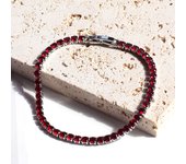 Colorful Crystal Tennis Bracelet for Women Waterproof Multicolor 3MM CZ Wedding Birthstone Hand Chain Jewelry Wholesale