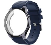 Silicone Case+band For Samsung Galaxy watch 46mm 42mm strap Gear S3 Frontier Band Sports watchband+Protector watch case 42/46 mm
