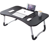 Mesa Con Patas Plegables Mesa Laptop Plegable De Madera Para Ordenador Portátil En Sofá O Cama. Bandeja Auxiliar Multiusos Para Desayuno Leer O Trabajar 40X60X26 Cm Madera