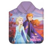 Poncho Playa Piscina Infantil Frozen Anna y Elsa 55x110 cm de microfibra para niños