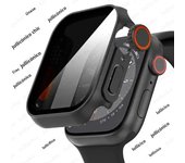 Case For apple watch Apple Watch Series9/8/7/6/5/4 SE 44 45 41 40mm change to Ultra Privacy Tempered Glass Screen Protector case