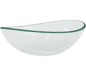 vidaXL Lavabo de Vidrio Templado Tocador Cocina Baño Inodoro Hoteles Color Blanco,  Dorado,  Esmerilado y mas