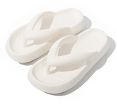 2024 New Summer Fashion Men Slippers Beach Flip-Flops Thick Platform Sandals Male Casual Shoes Bath Non-Slip Man Flip Flops