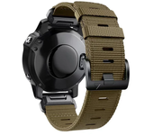 Nylon 22mm 26mm Watch Bands For Garmin Forerunner 965 955 945 Band instinct 2X 2 45mm S70 S60 S62 QuickFit Braided Canvas Strap