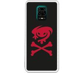 Funda original compatible con Xiaomi Redmi Note 9S - Note 9 Pro - Levante Escudo Huesos Rojo
