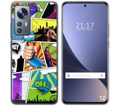 Funda Silicona para Xiaomi 12 / 12X 5G diseño Comic Dibujos