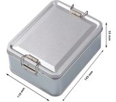 Rectangular Iron Box High Quality Metal Storage Box Cake Packaging Box Durable with Lid Candy Box