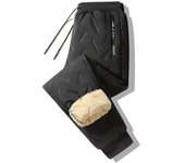 Winter Pants Men Motorcycle Plush Thick Fleece Sweatpant Lambswool Thermal Trousers Casual Pants Windproof Warm Cotton Pant Male