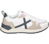 MUNICH | Zapatilla Munich Avenue 11 para Hombre – Deportiva en Color Blanco con Detalles en Beige y Negro – Sneaker con Cierre de Cordones – Estilo Casual – Versátiles – Combinables – Cómodas y de Alta Calidad – Modelo 8831011