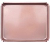 11 pulgadas hornear hojas para horno conjunto de 2, antiadherente tostadora horno sartenes pesado calibre acero 11x9 pulgadas cocinar