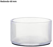 4 Pcs/Set Silicone Pads Transparent Table And Chair Leg PVC Caps Round Bottom Foot Cover Non-slip Furniture Floor Protector Pads