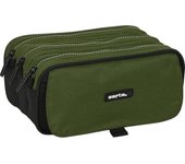 Safta - Estuche Triple "Dark Forest" Triple Compartimiento 10x21,5cm Diseño Exclusivo - Estuche Triple "Dark Forest" Multifuncional para Niños y Adultos