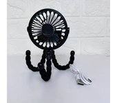Ventilador de Mano para cochecito de Bebe, Mini ventilador plegable Pequeño sin Aspas, recargable por USB, Mesa Silenciosa, Enfriador de Cuello para Exterior
