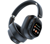 Siindoo JH-ANC930Plus Hybrid Wireless Headphone, Active Noise Cancelling Headphones With Multi Magnetic Touch Control LED Screen
