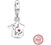 Fit Original Pandora Bracelet DIY Fine Jewelry 925 Sterling Silver Pendant Crayon Balloon Crown Ladybird Sweet Dangle Charm Bead